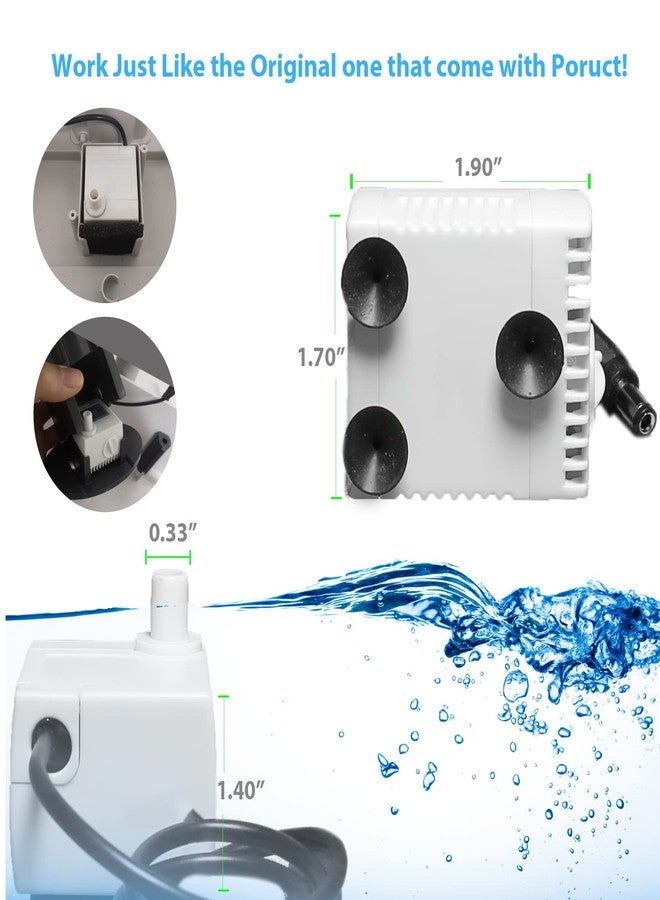 Ulrempart Aerogarden Replacement Pump Compatible with Harvest Bounty Farm Extra Ultra all models, Pump replacement model #200623, Included Extra 10 Pump Filters - Image 4